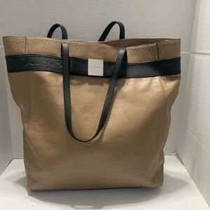 Kate Spade Dine/Black Leather Tote